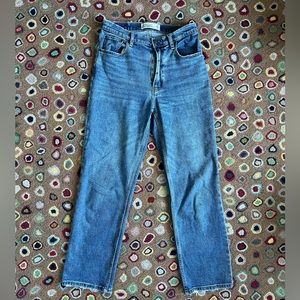 Abercrombie & Fitch Blue Straight Leg Jeans